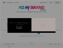 Tablet Screenshot of admybrand.com